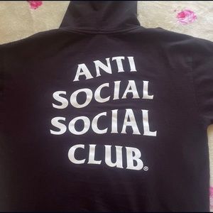 Anti social Club hoodie